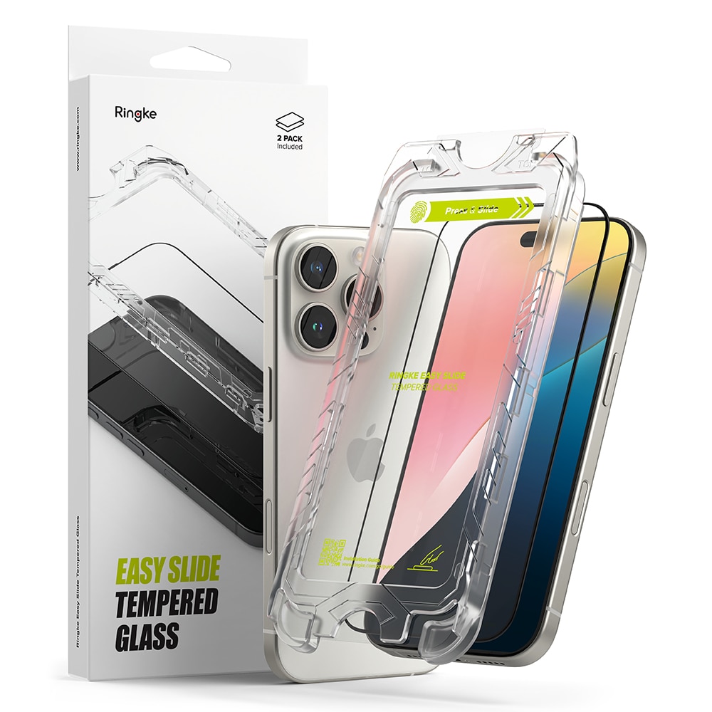 Easy Slide Glass (2 pièces) iPhone 16 Pro