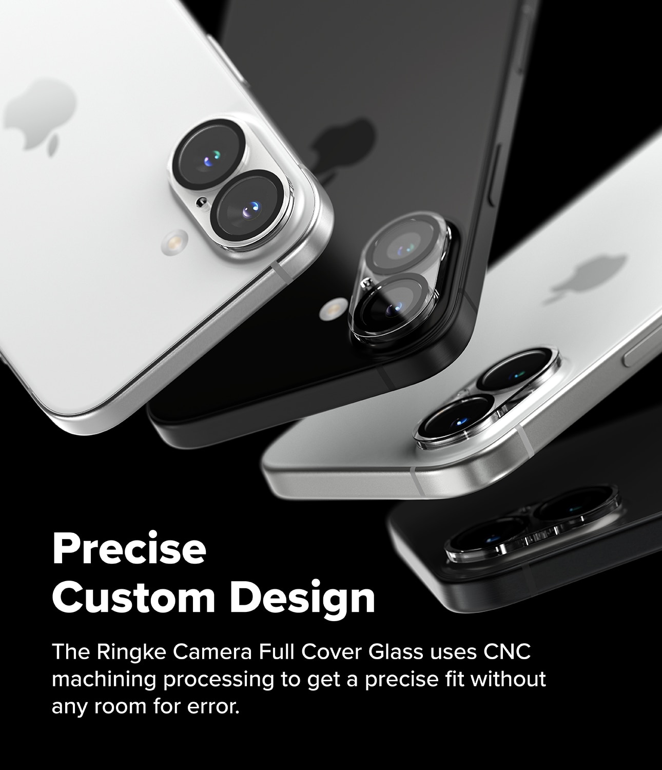 Camera Protector Glass (2 pièces) iPhone 16 Transparent