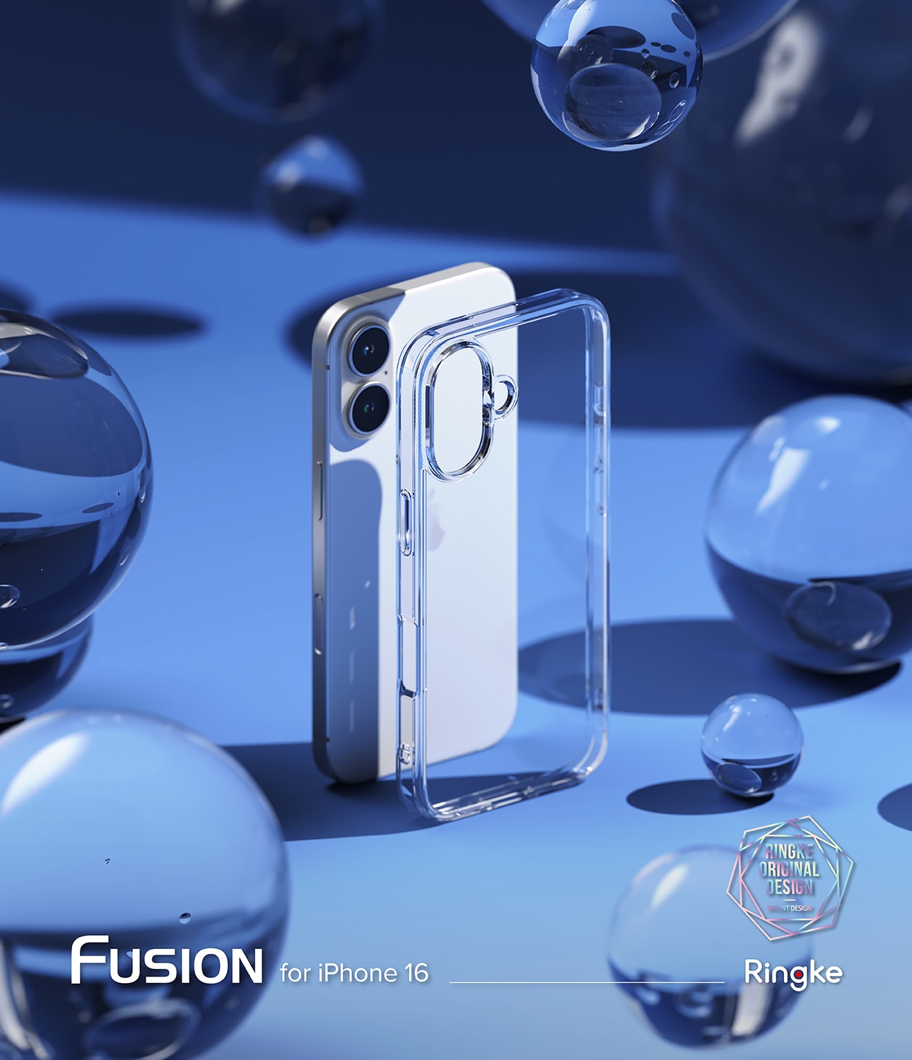 Coque Fusion iPhone 16, Clear