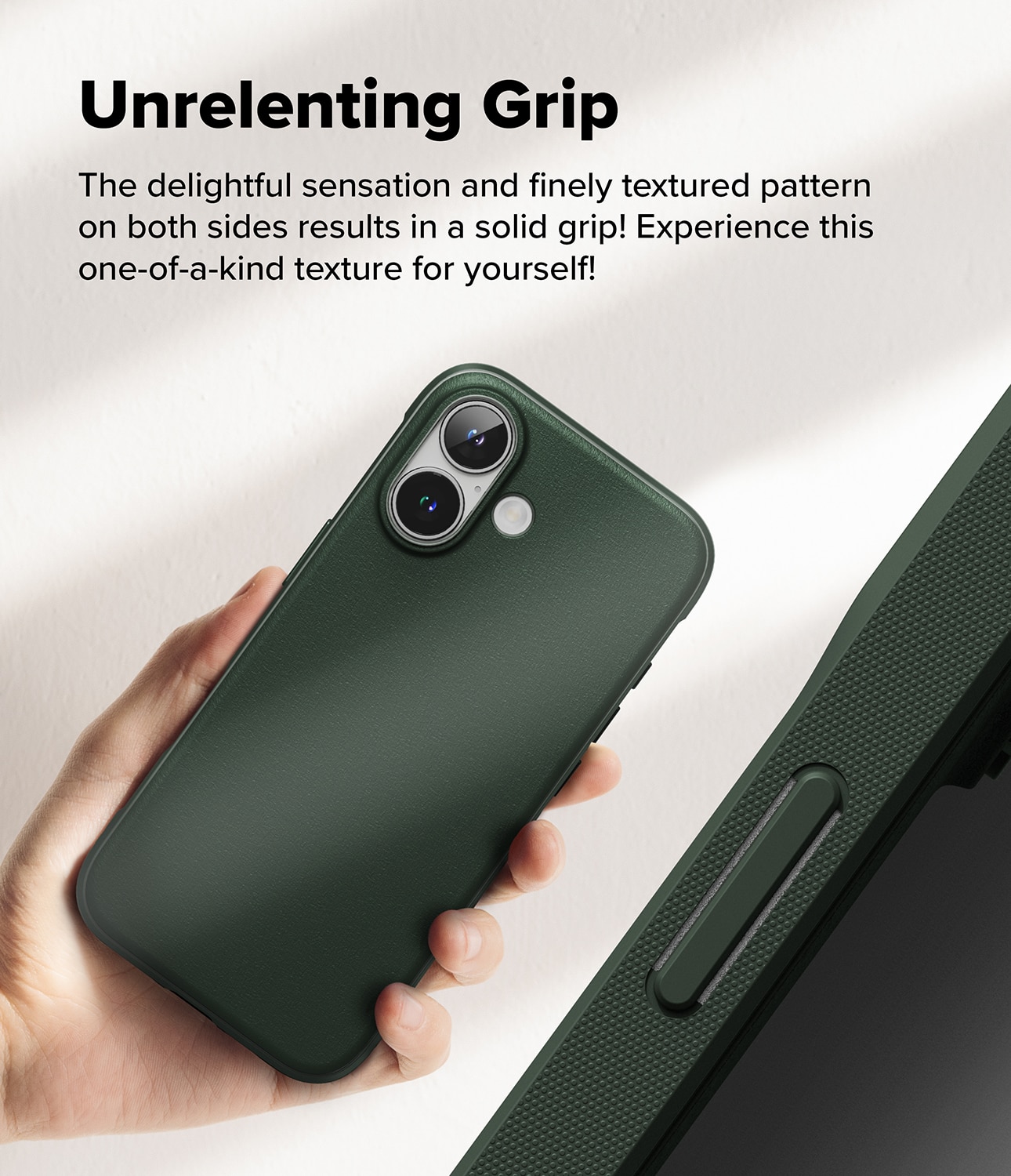 Coque Onyx iPhone 16, Dark Green