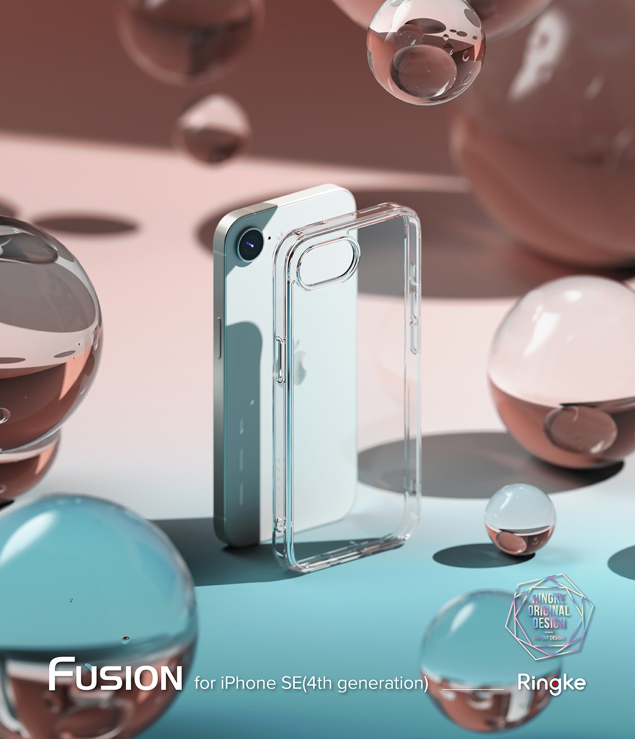 Coque Fusion iPhone SE 4, Clear