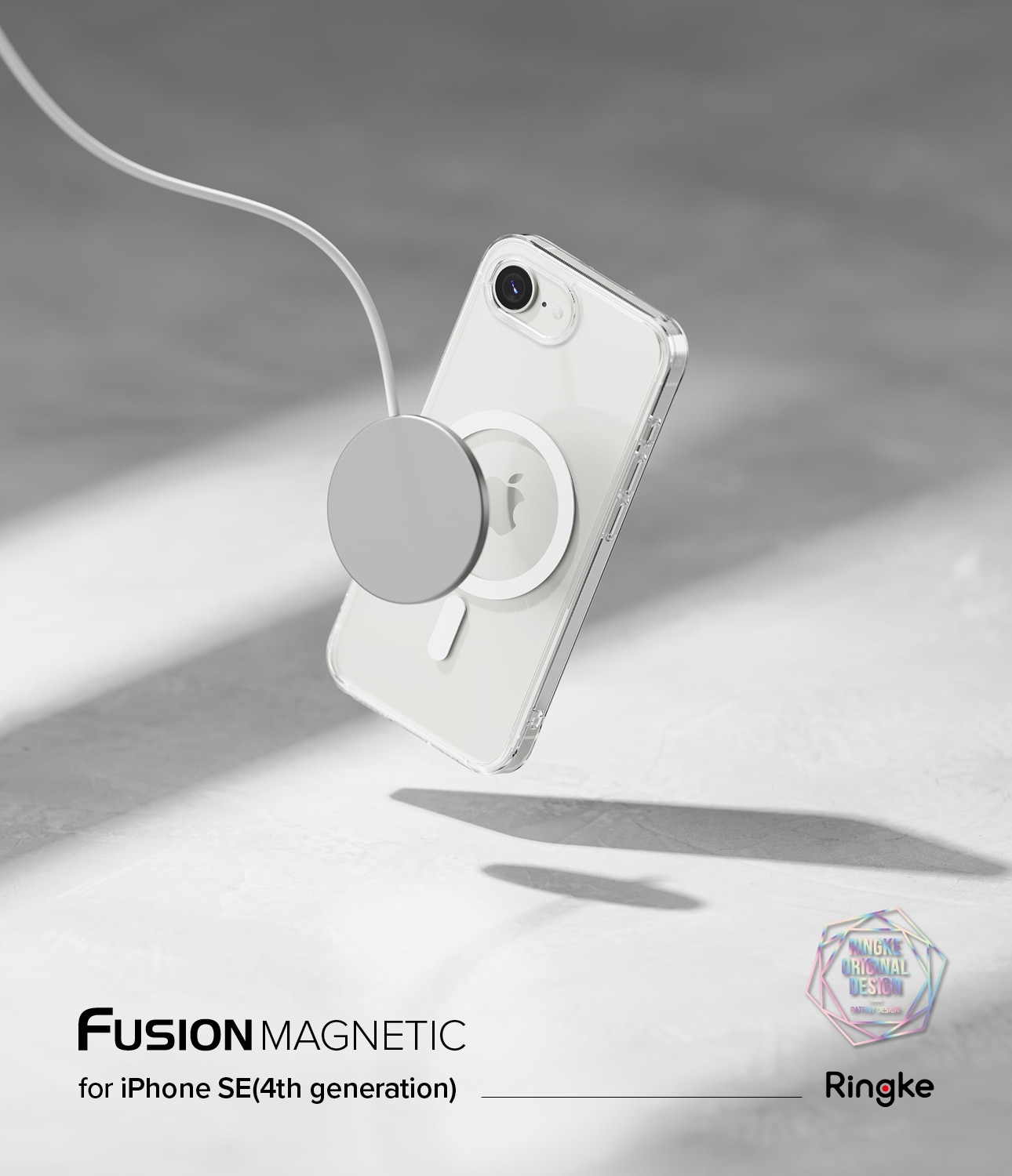 Coque Fusion Magnetic iPhone SE 4 Transparent