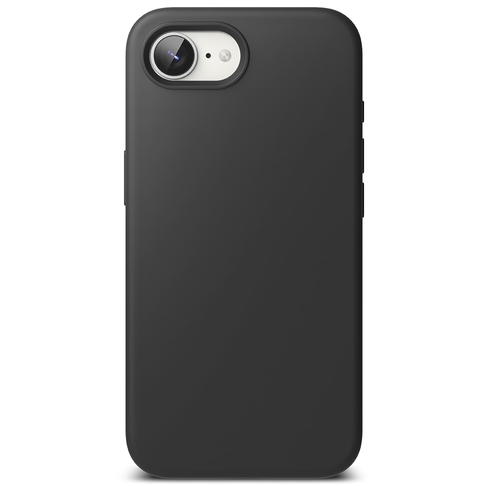 Silicone Magnetic Coque iPhone SE 4 Black