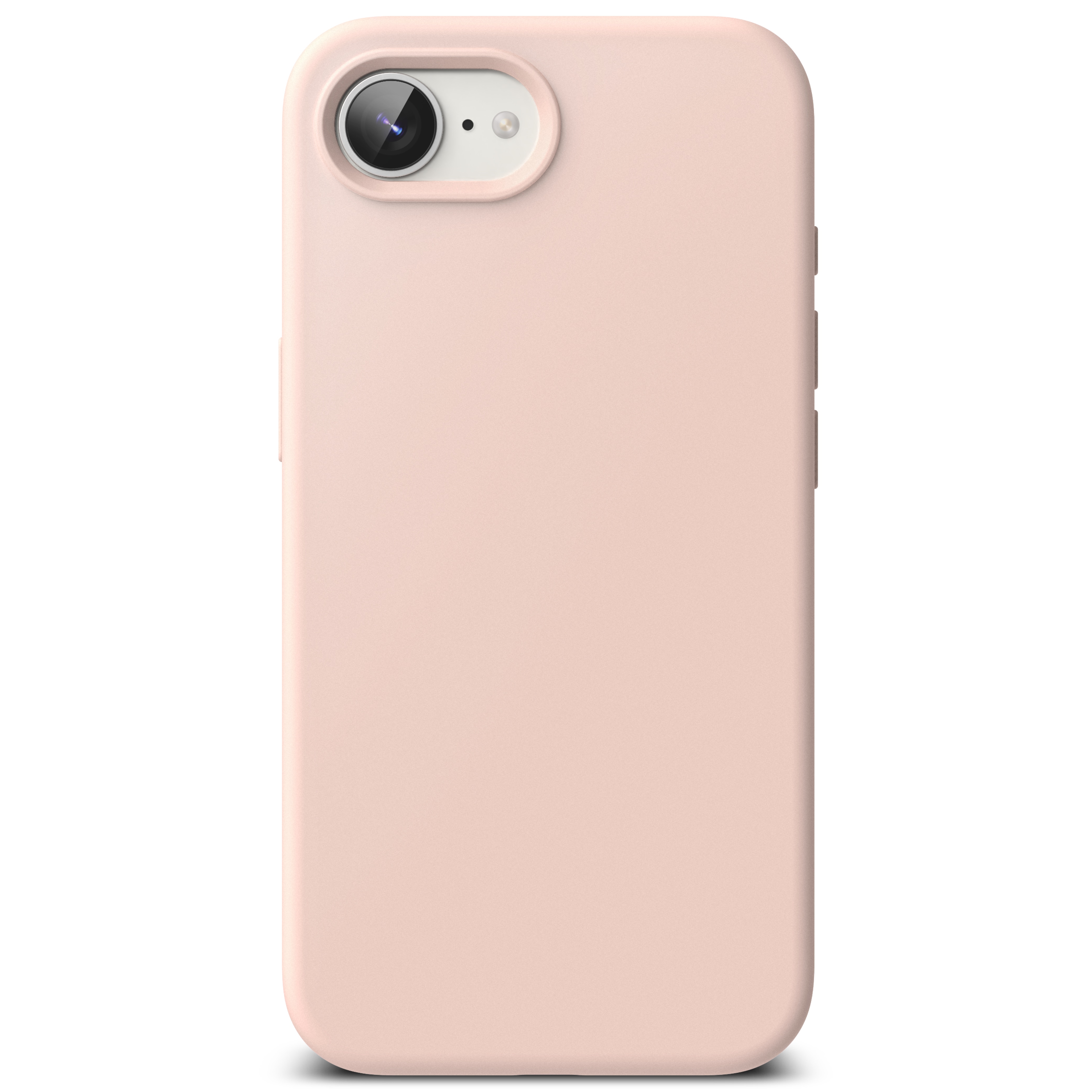 Silicone Magnetic Coque iPhone SE 4 Pink Sand