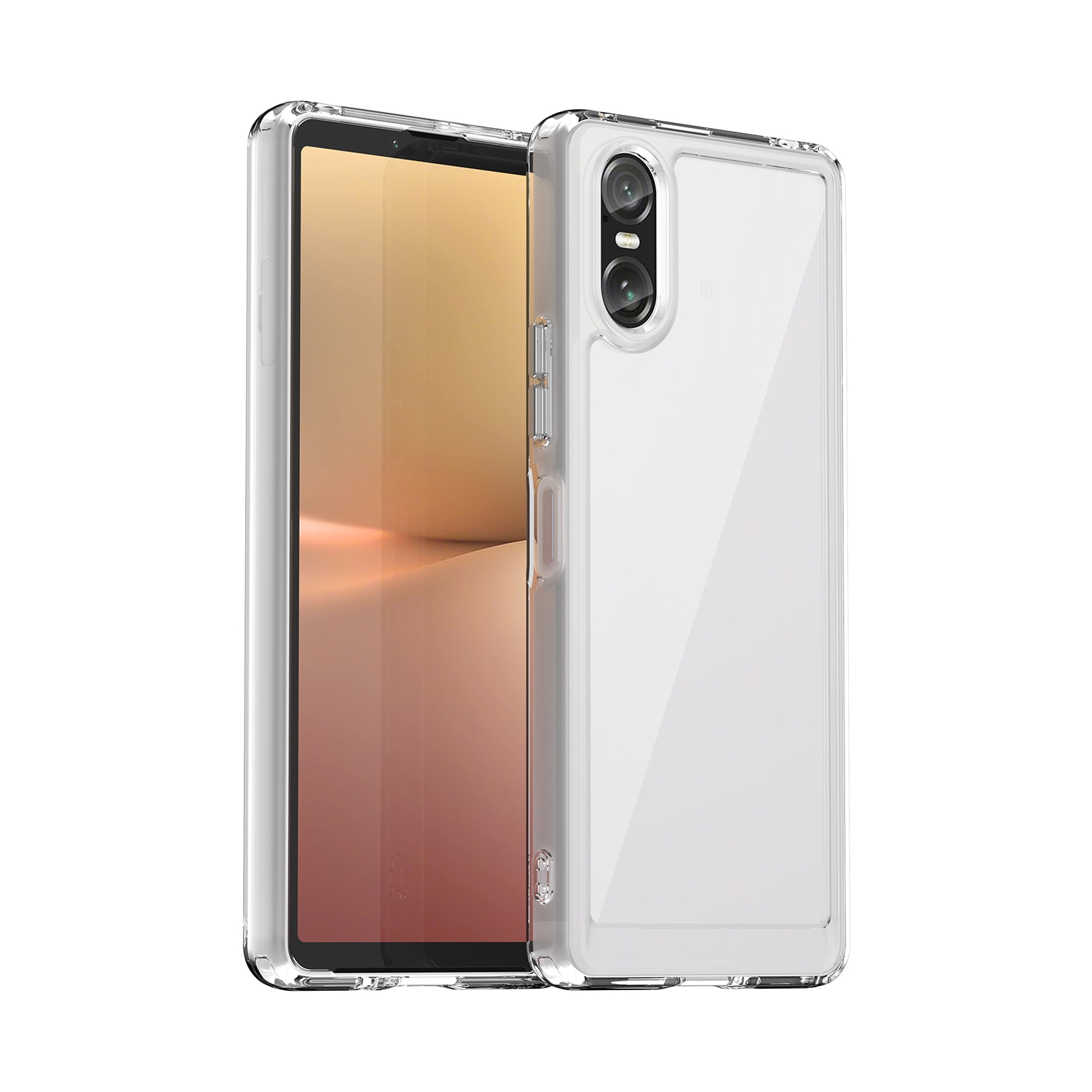 Coque hybride pour Sony Xperia 10 VI, transparent