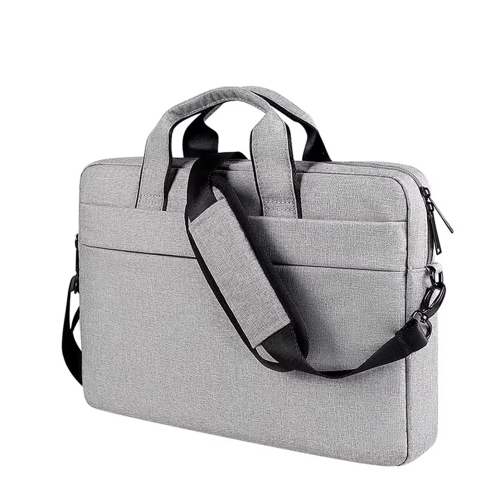 Sac pour laptoo avec bandoulière up to 13,3" gris clair