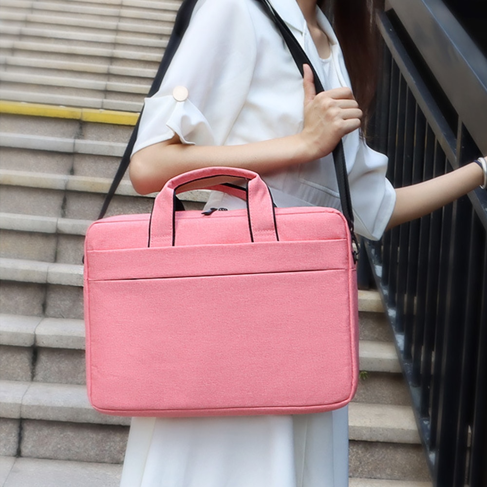 Sac pour laptoo avec bandoulière up to 13,3" rose