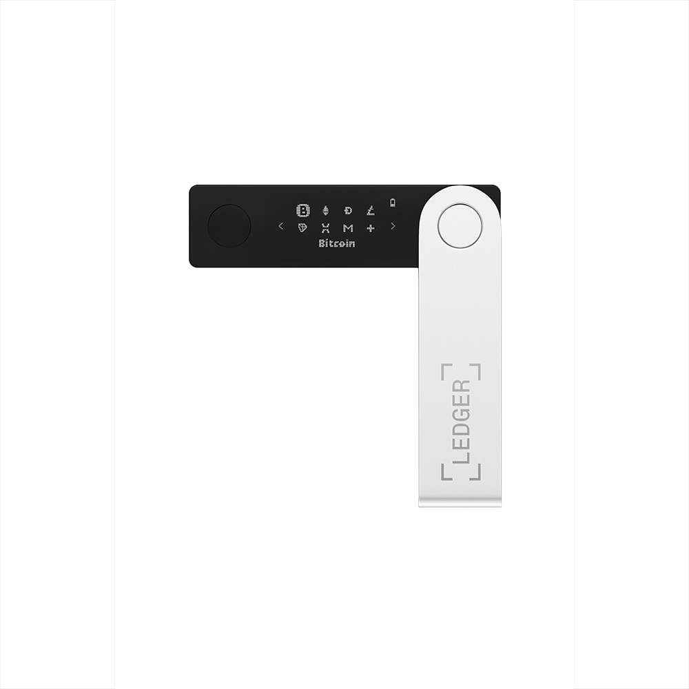 Nano X Crypto Hardware Wallet, noir