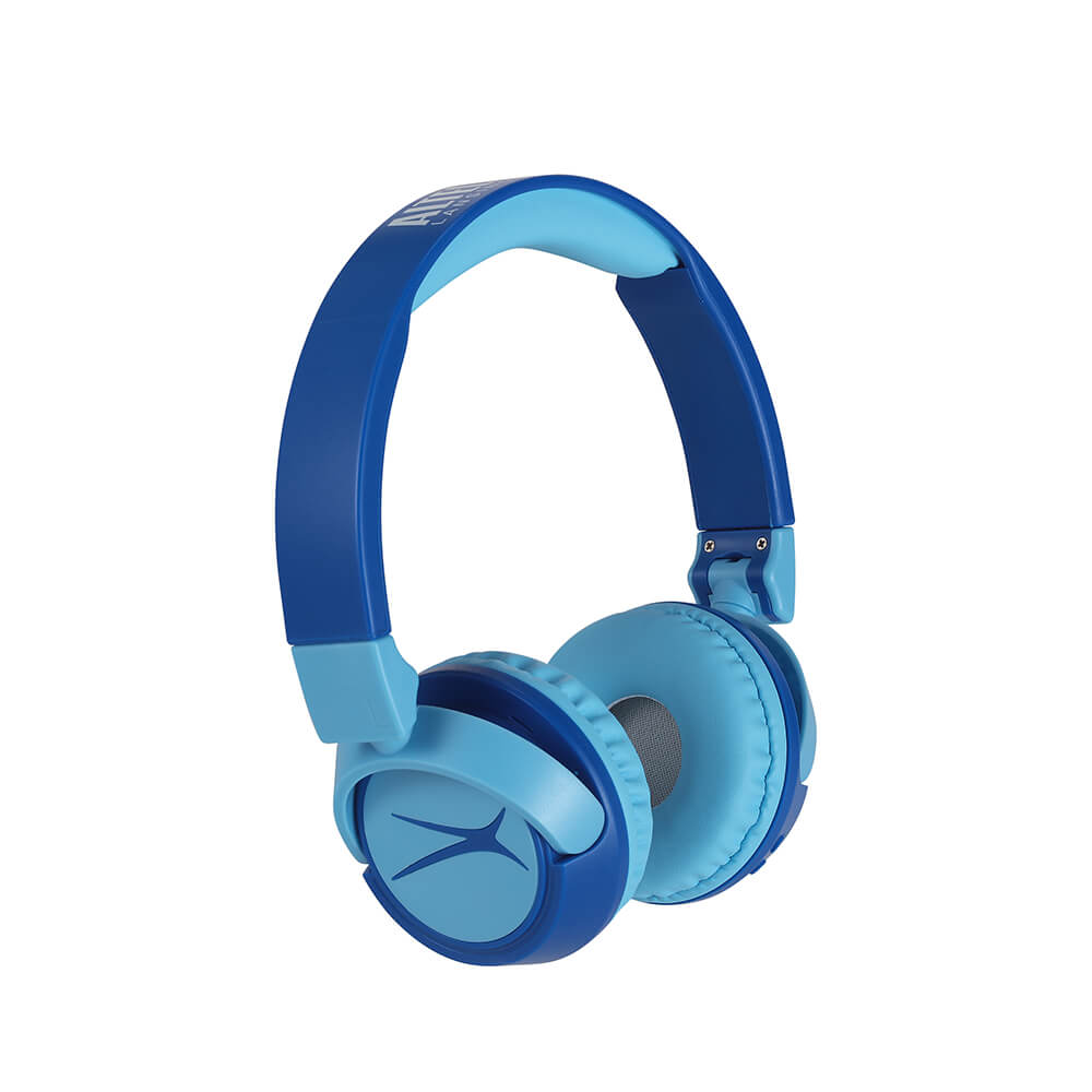 Casque sans fil On-Ear pour enfants 2-en-1, bleu