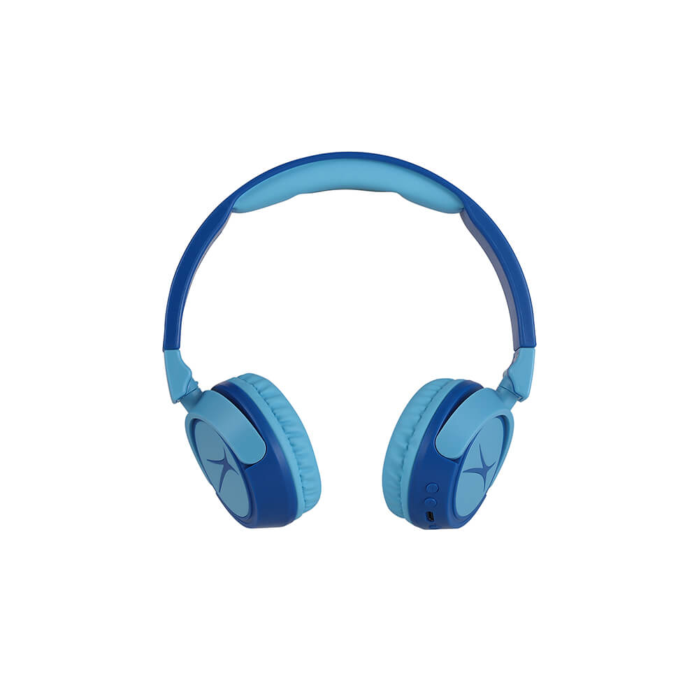 Casque sans fil On-Ear pour enfants 2-en-1, bleu