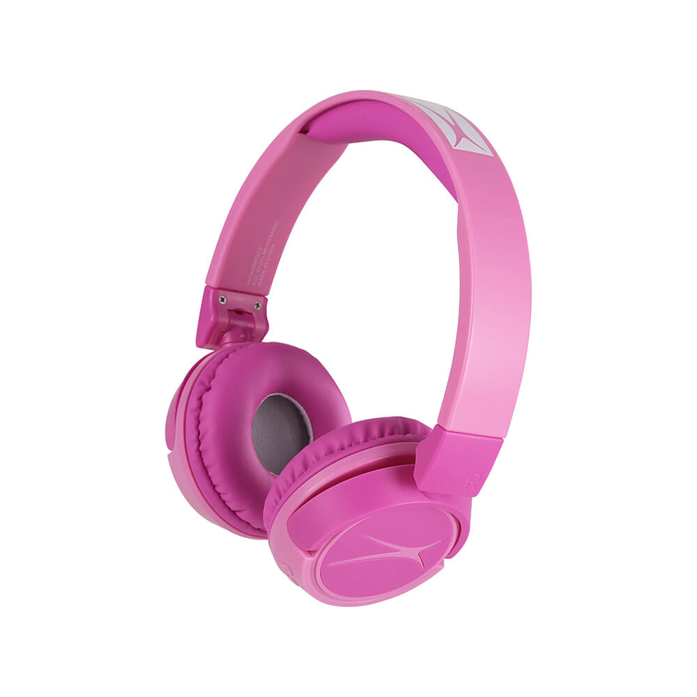 Casque sans fil On-Ear pour enfants 2-en-1, rose