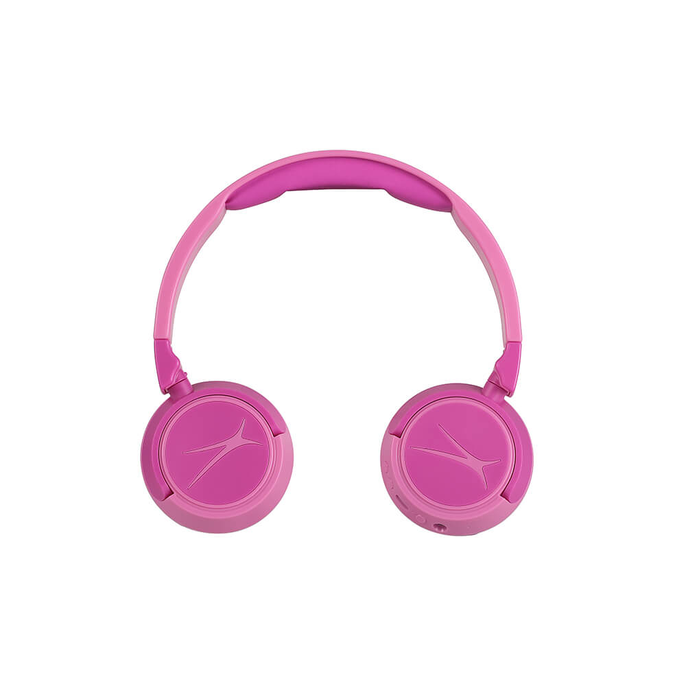 Casque sans fil On-Ear pour enfants 2-en-1, rose