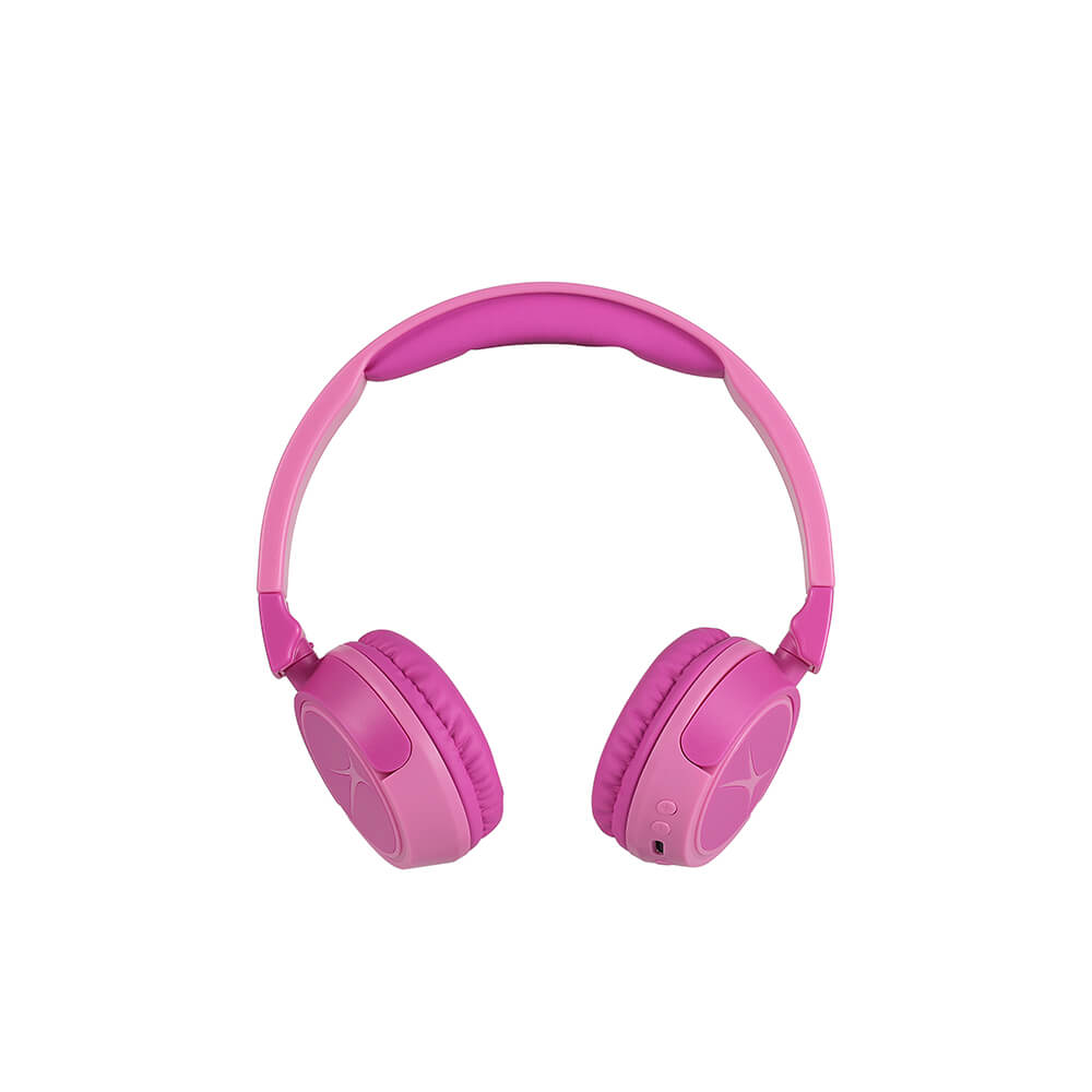 Casque sans fil On-Ear pour enfants 2-en-1, rose