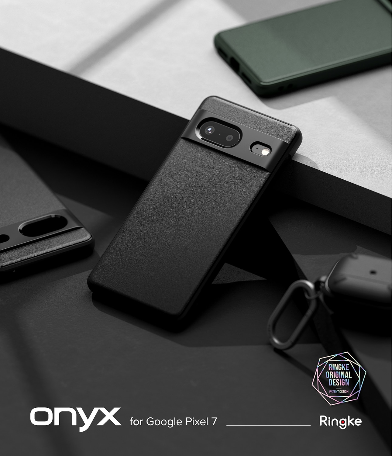 Coque Onyx Google Pixel 7a, Dark Green