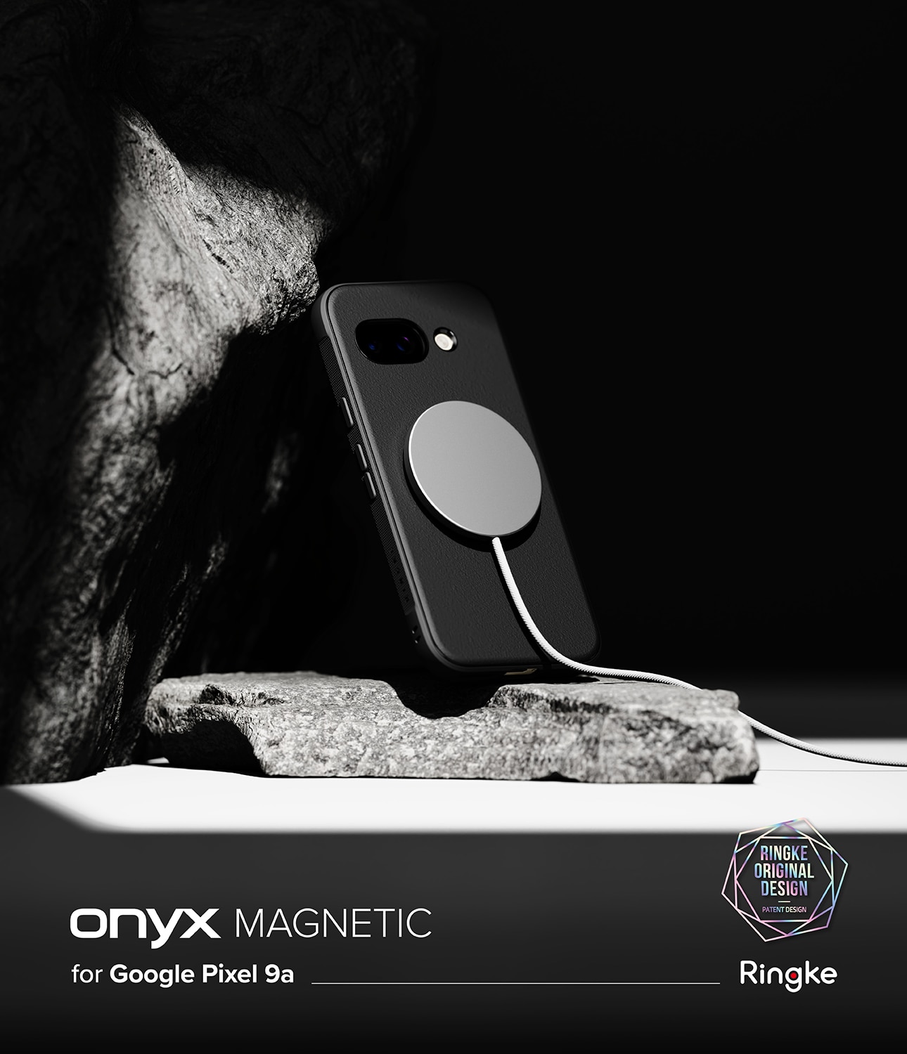 Coque Onyx Magnetic Google Pixel 9a, Black