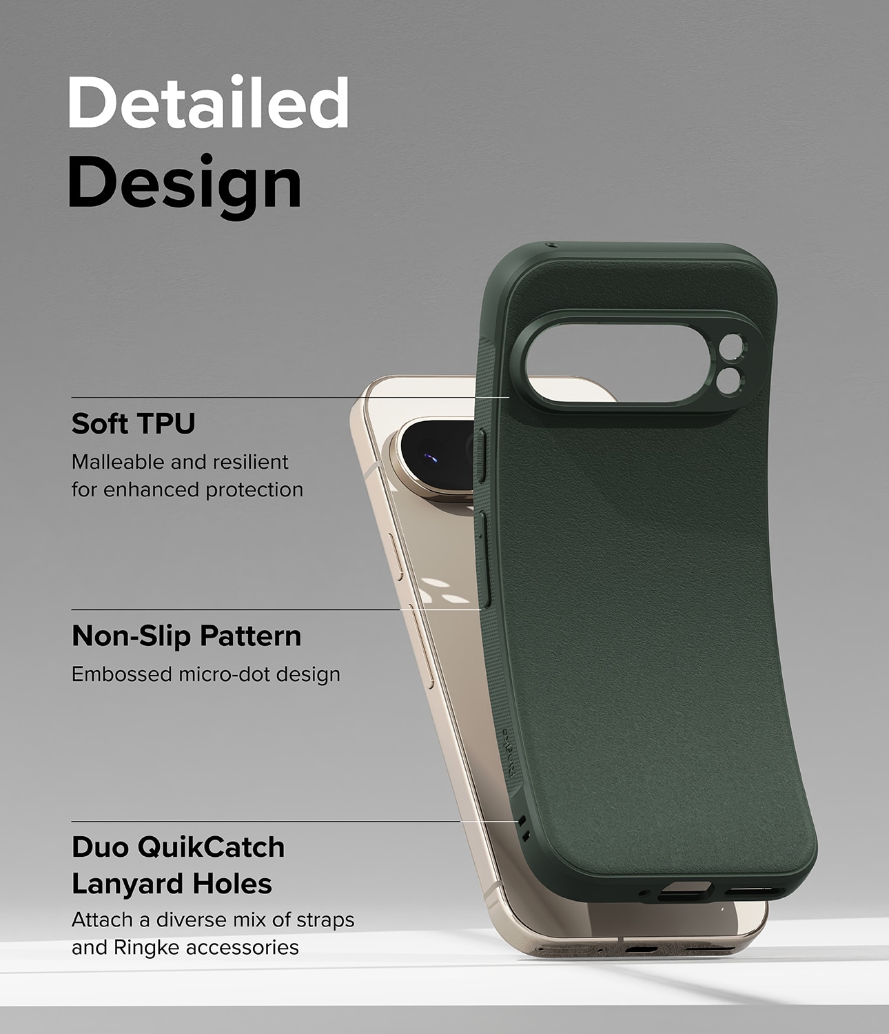 Coque Onyx Google Pixel 9 Pro XL, Dark Green