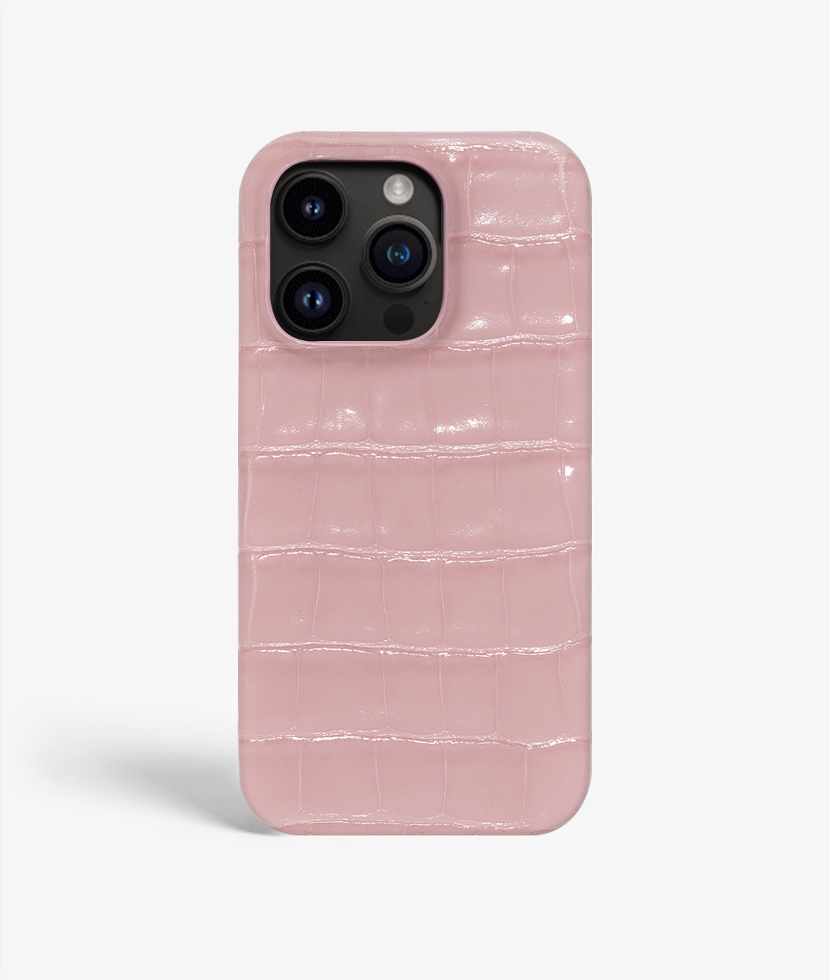 Coque iPhone 14 Pro Max Croco Pink