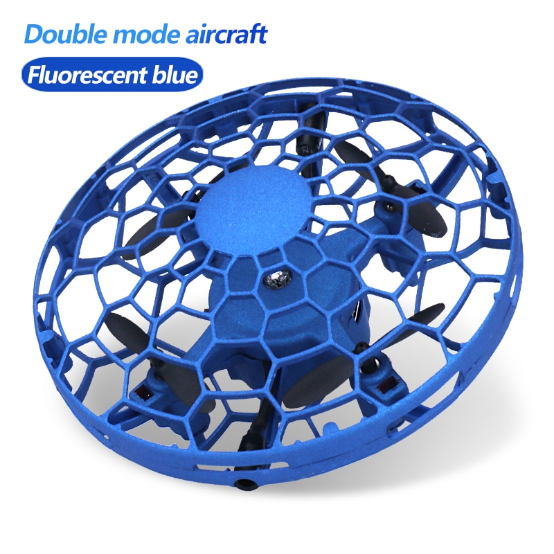 Radio Controlled  Induction Drone, bleu