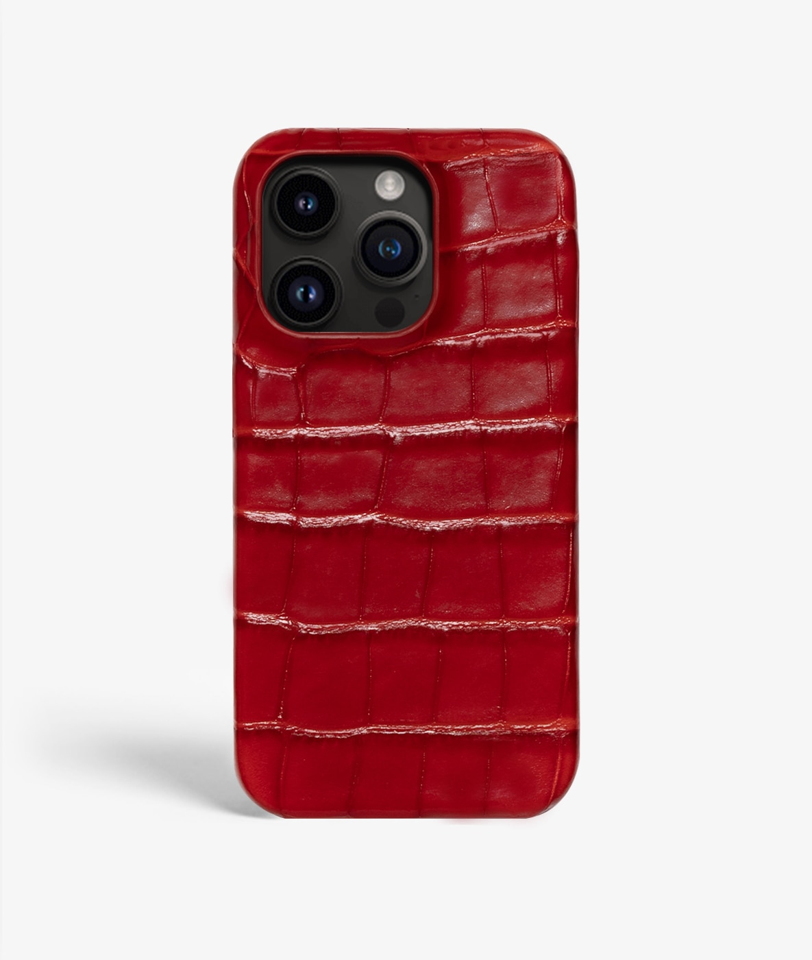 Coque iPhone 14 Pro Max Croco Red