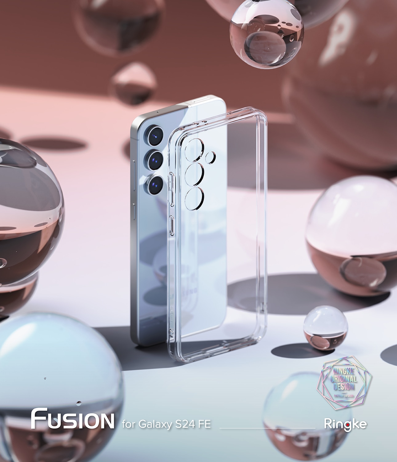 Coque Fusion Samsung Galaxy S24 FE, Clear