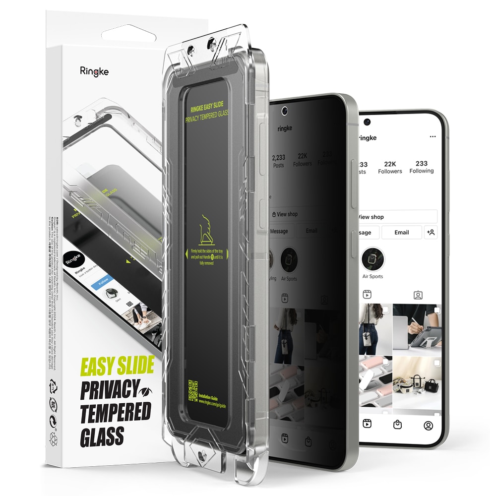 Easy Slide Privacy Glass (2 pièces) Samsung Galaxy S25 Plus