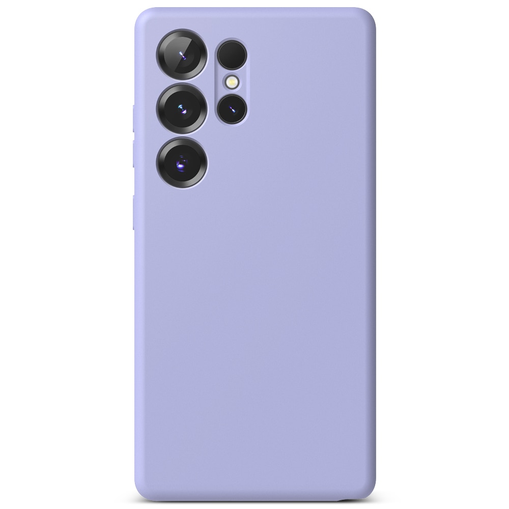 Silicone Magnetic Coque Samsung Galaxy S25 Ultra Lavender