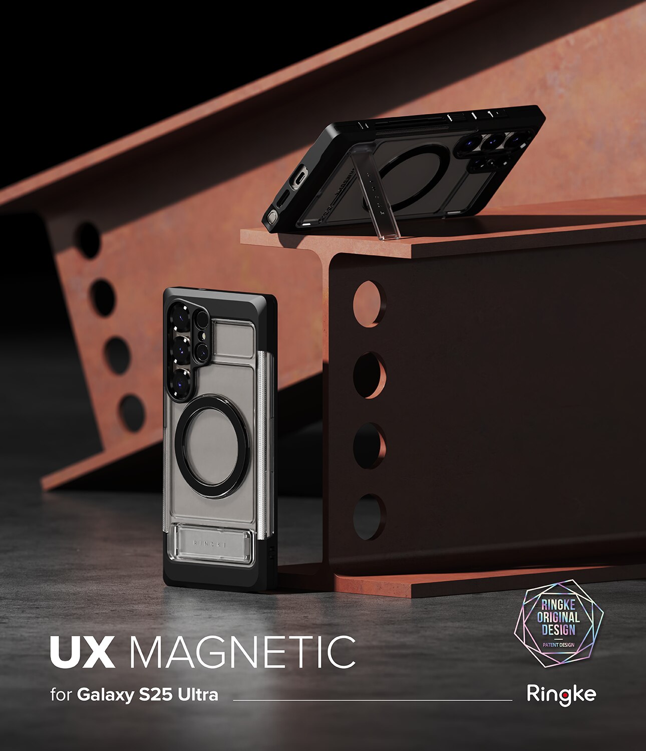 Coque UX Magnetic Samsung Galaxy S25 Ultra, Matte Black