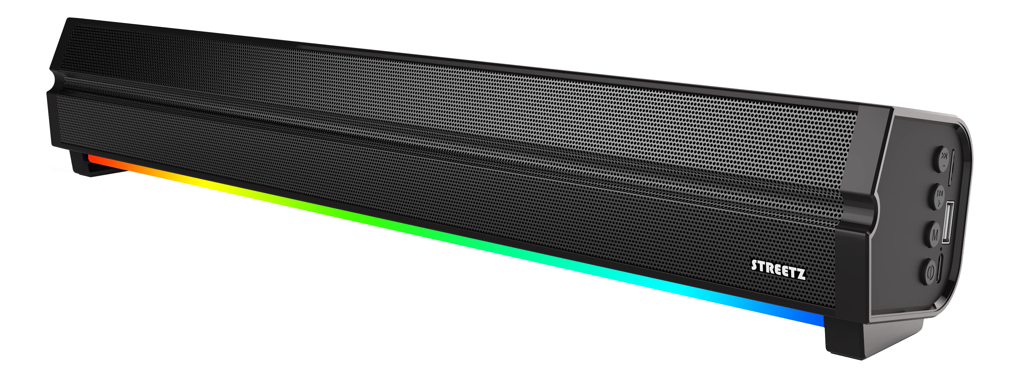 Enceinte Bluetooth avec éclairage RGB, noir