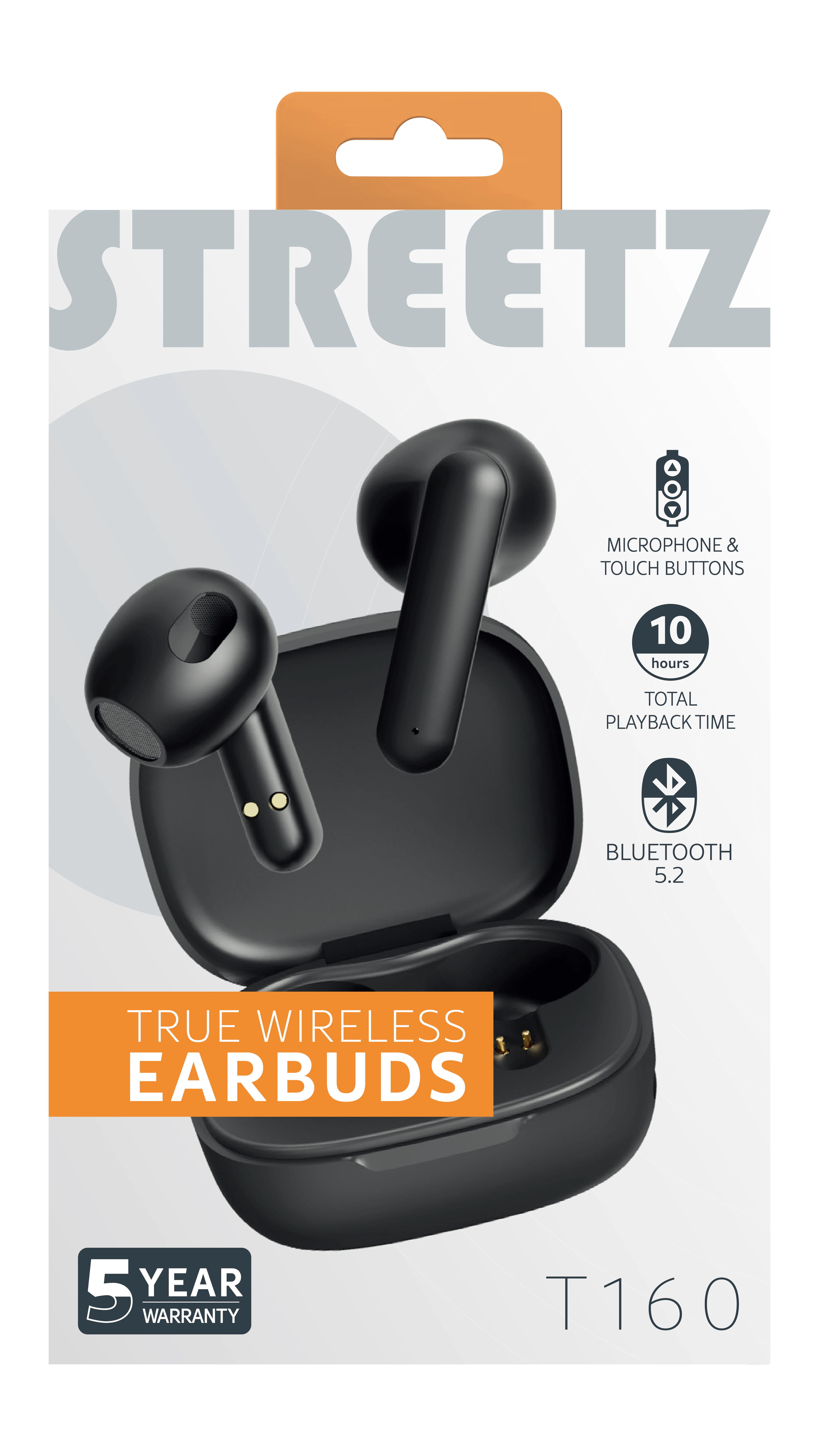 Écouteurs True Wireless in-ear, noir