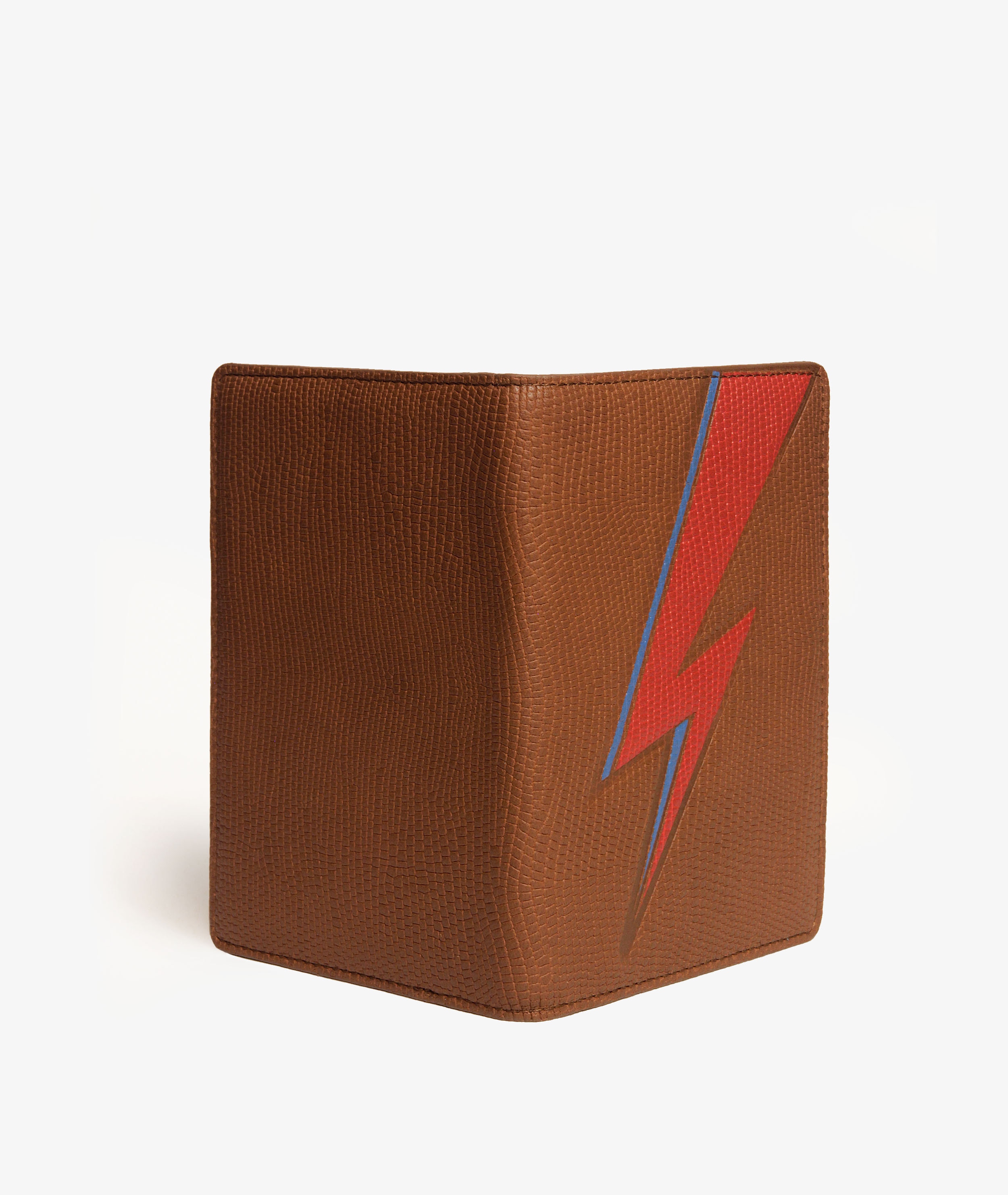 Étui pour passeport Bowie Lightning Lizard Cognac