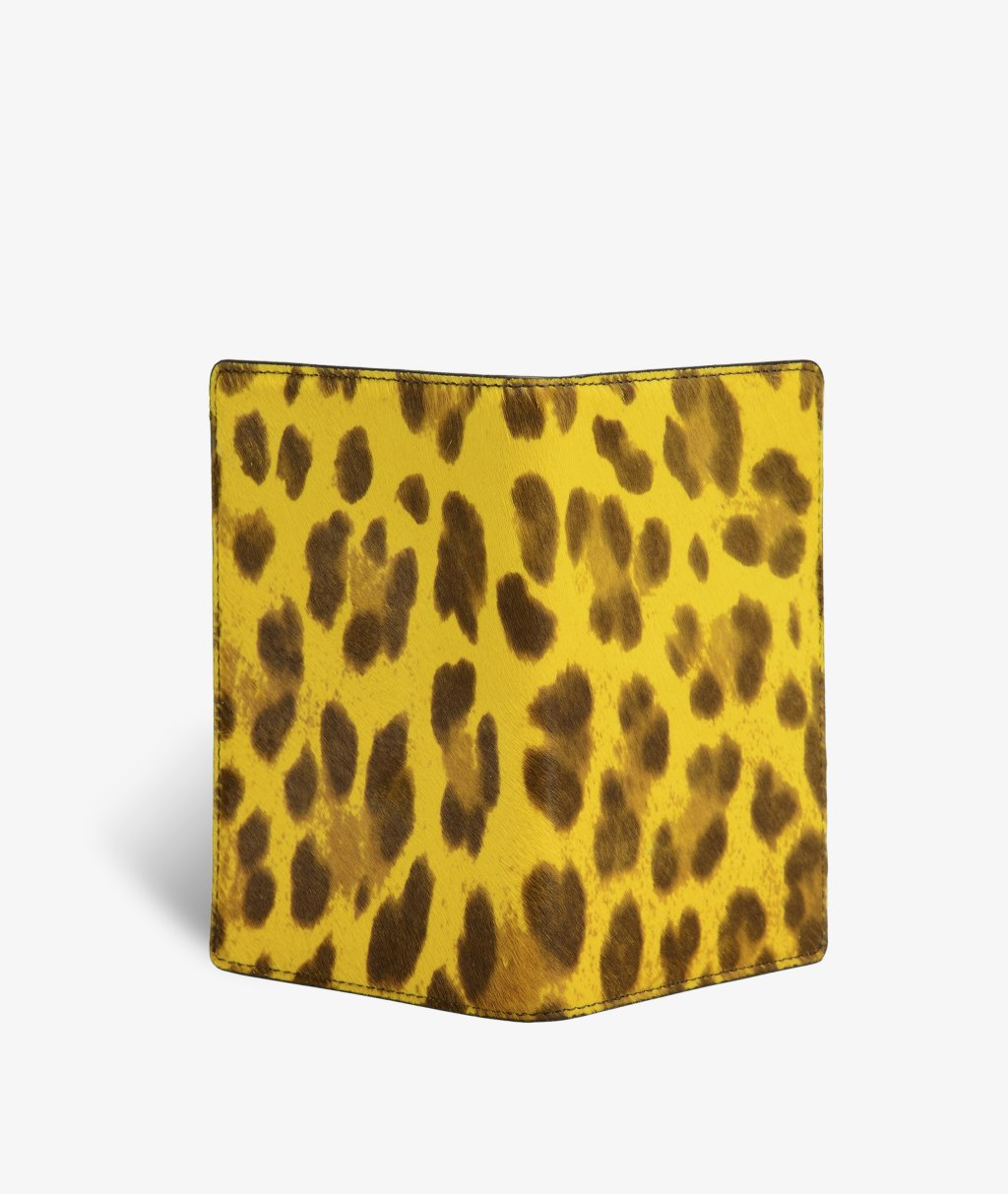 Étui pour passeport Pony Leopardo Yellow