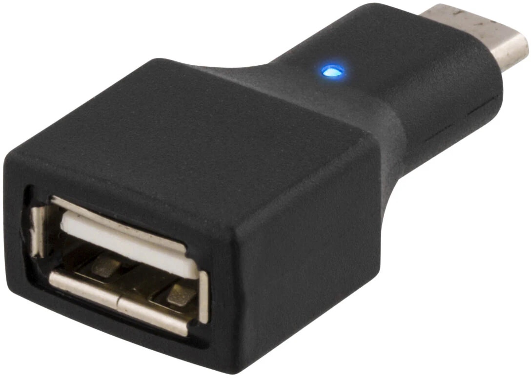 USB 2.0 Adaptateur USB-C vers USB-A, noir