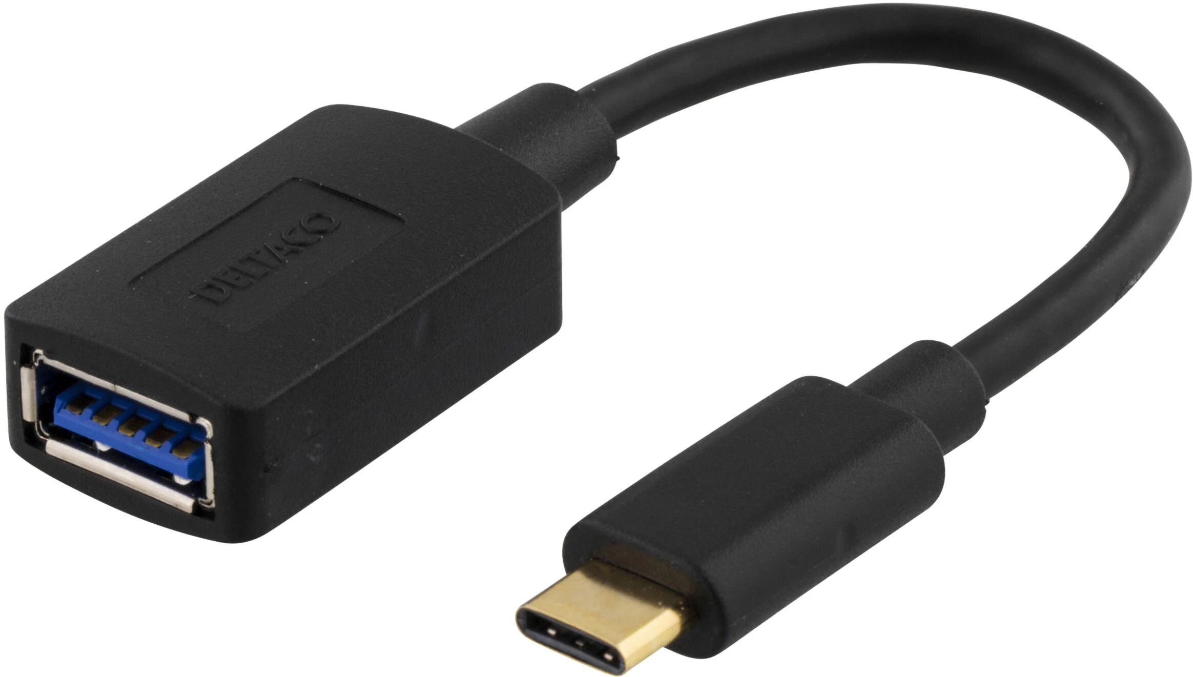 Adaptateur USB-C vers USB-A, noir