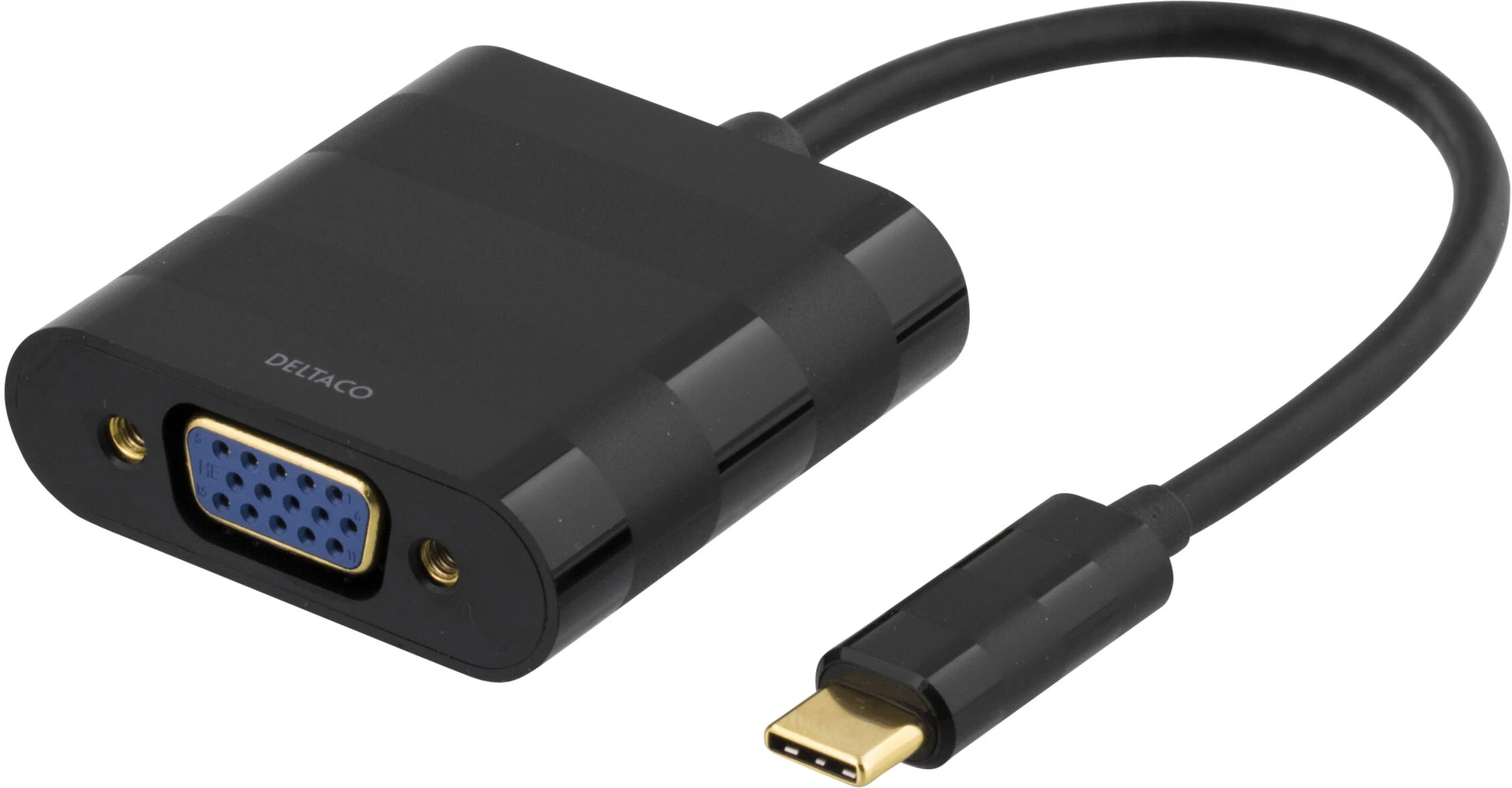 Adaptateur VGA USB-C vers VGA, noir