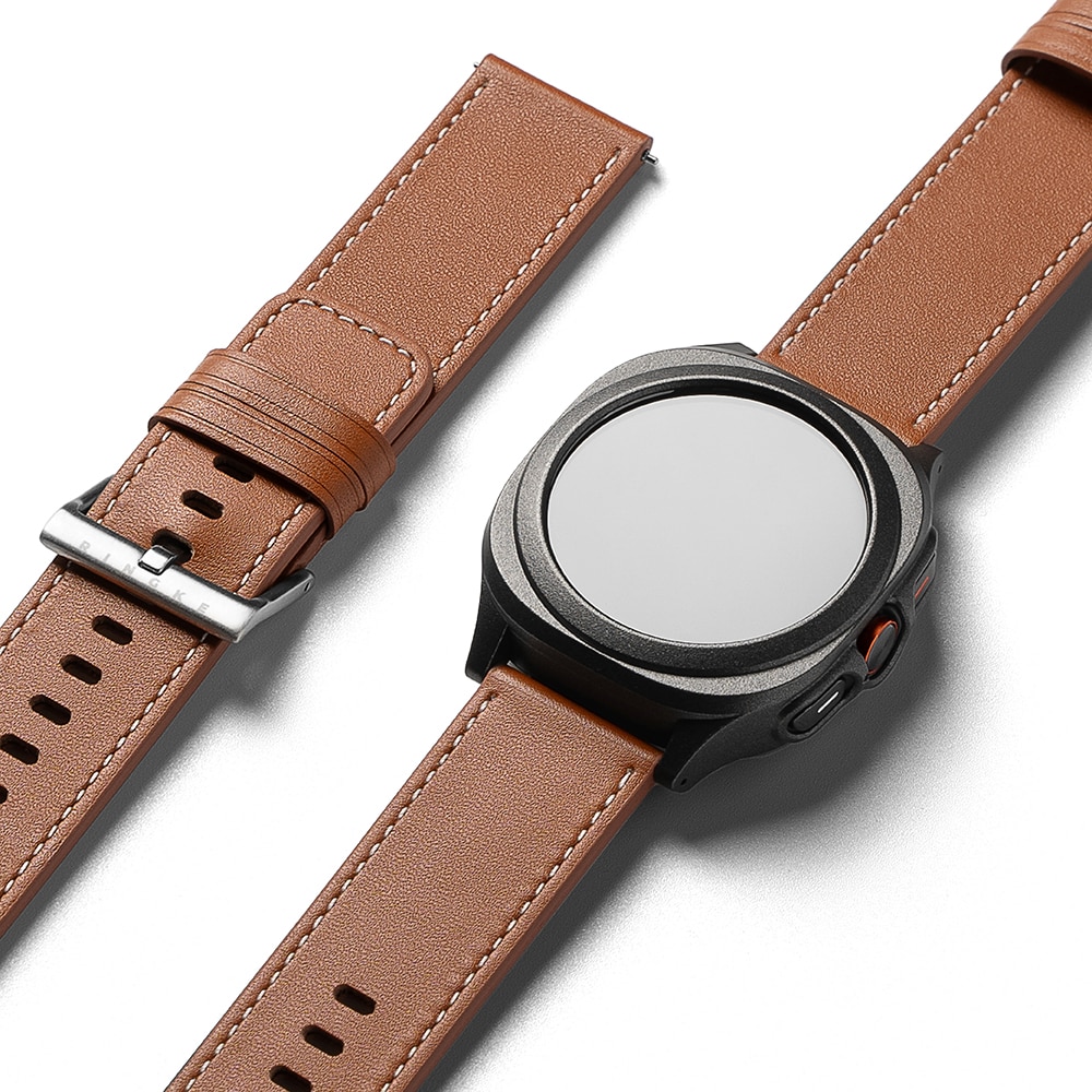 Leather One Basic Bold Band  Suunto 7, Brown