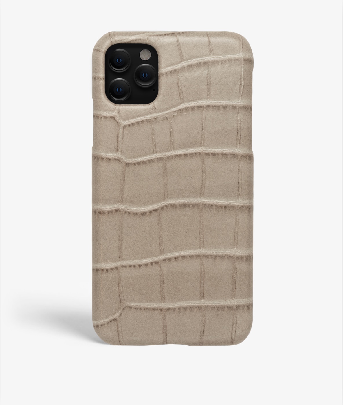 Coque iPhone 12/iPhone 12 Pro Croco Grey