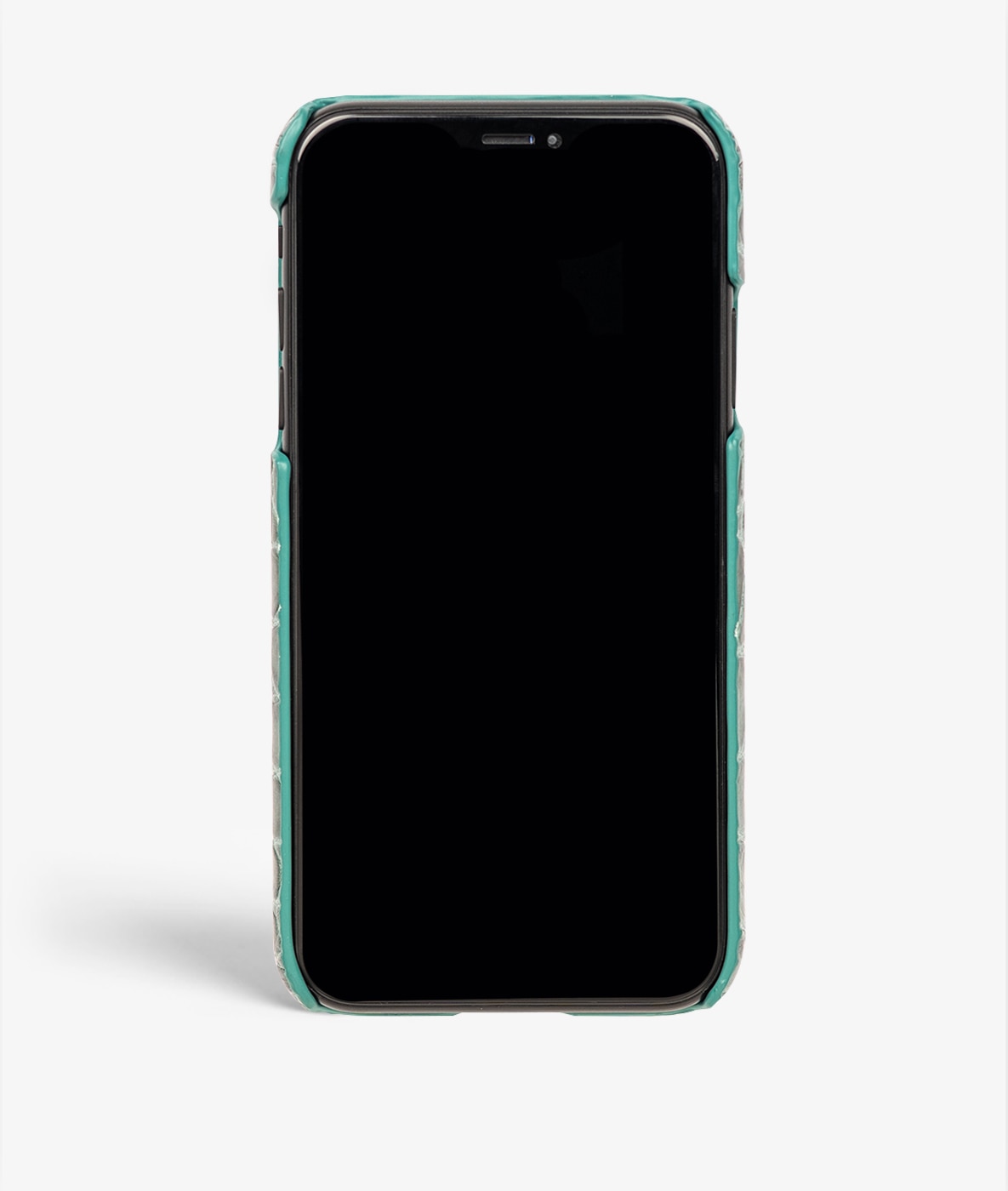 Coque iPhone 11 Pro Small Croco Teal