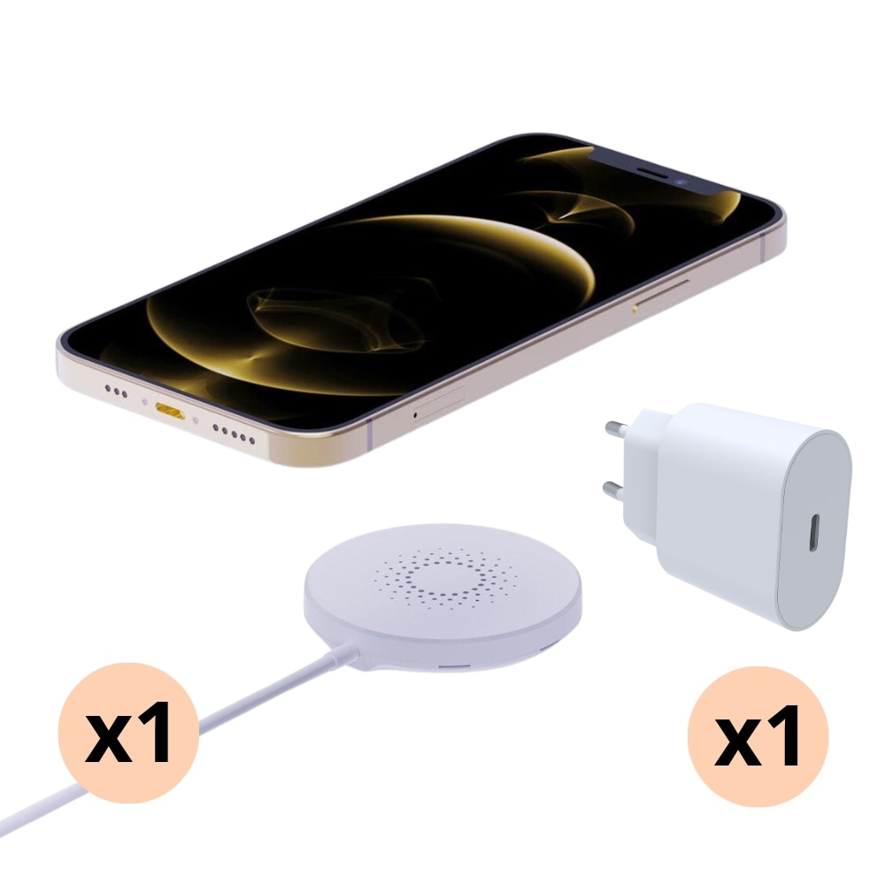Chargeur complet pour iPhone 15 Pro Max - Câble de 2m et chargeur mural -  Smartline