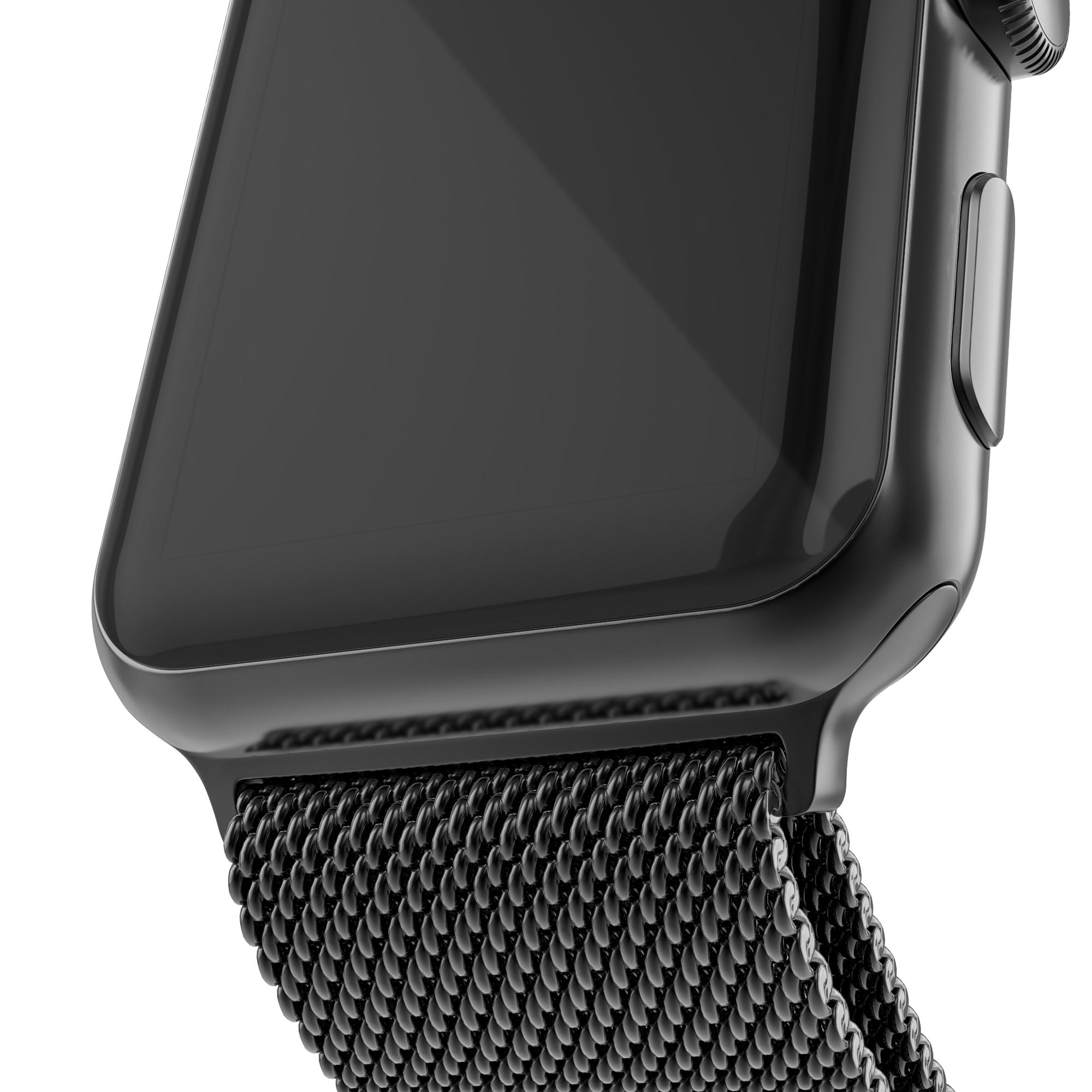 Bracelet milanais Apple Watch Ultra (noir) 
