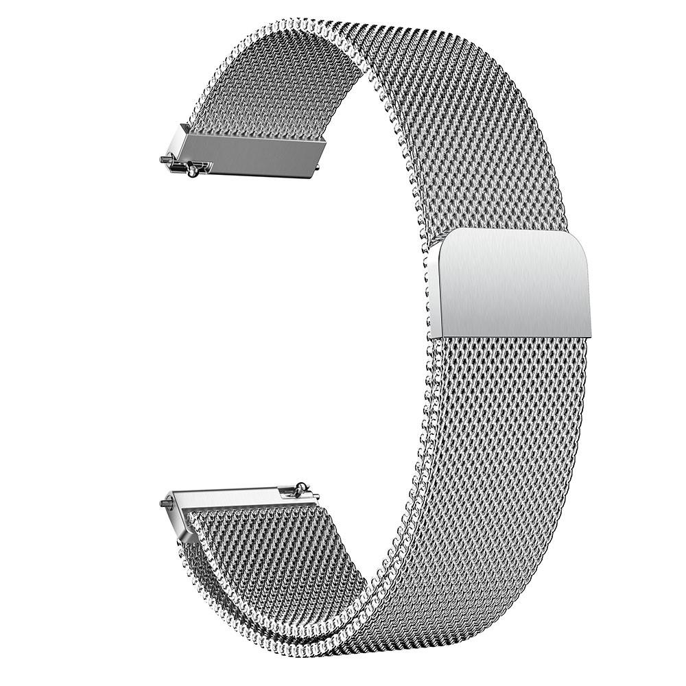 Bracelet milanais pour Samsung Galaxy Watch Active, argent