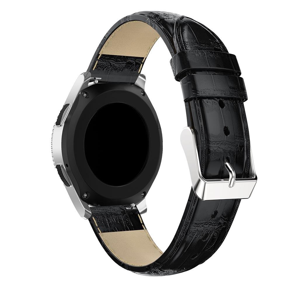 Croco Bracelet en cuir OnePlus Watch 2, noir