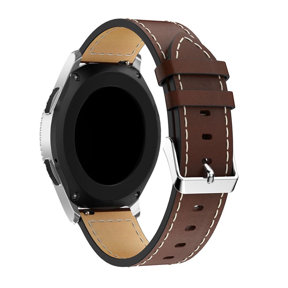 Bracelet en cuir Samsung Galaxy Watch 7 44mm marron