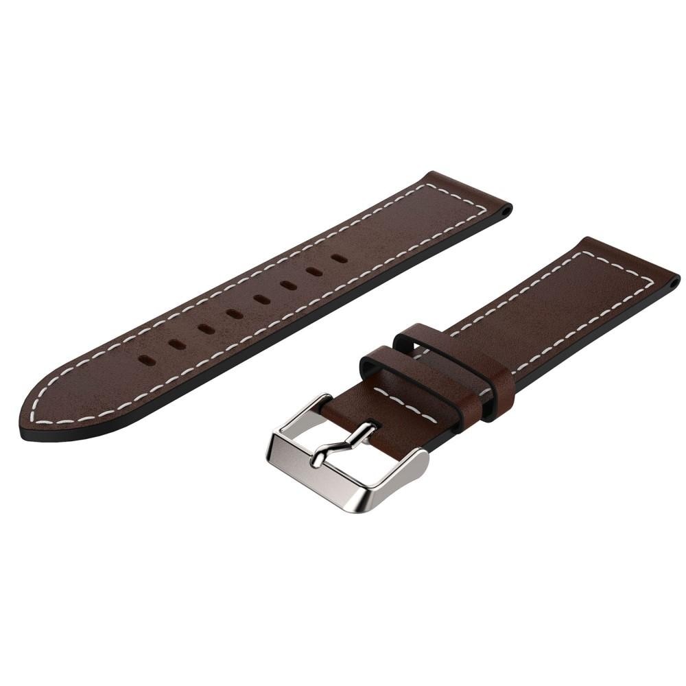 Bracelet en cuir Xiaomi Watch S3 marron