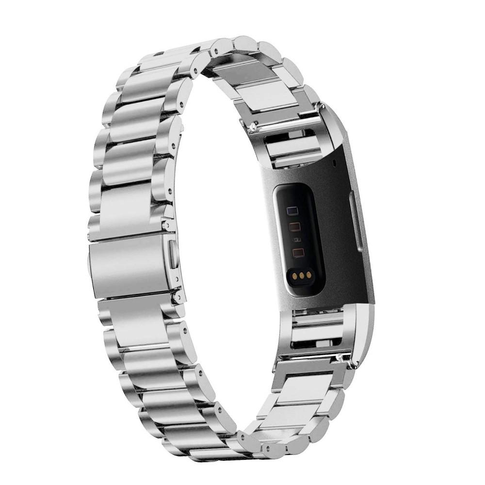 Bracelet en métal Fitbit Charge 3/4 Argent