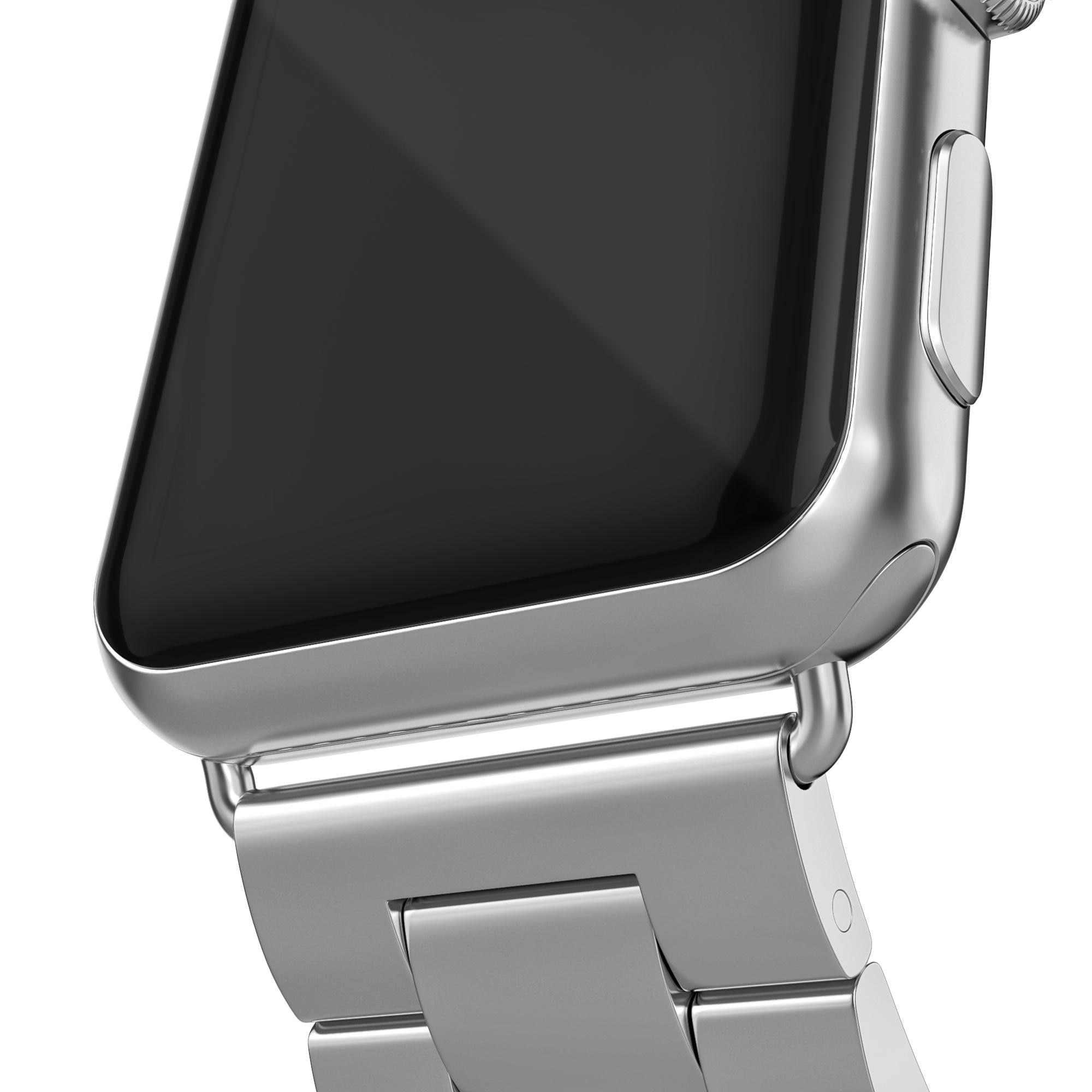 Bracelet en métal Apple Watch 41mm Series 8, argent