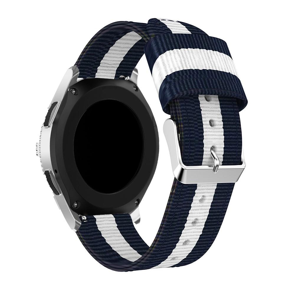 Bracelet en nylon Suunto 9 Peak Pro, bleu/blanc