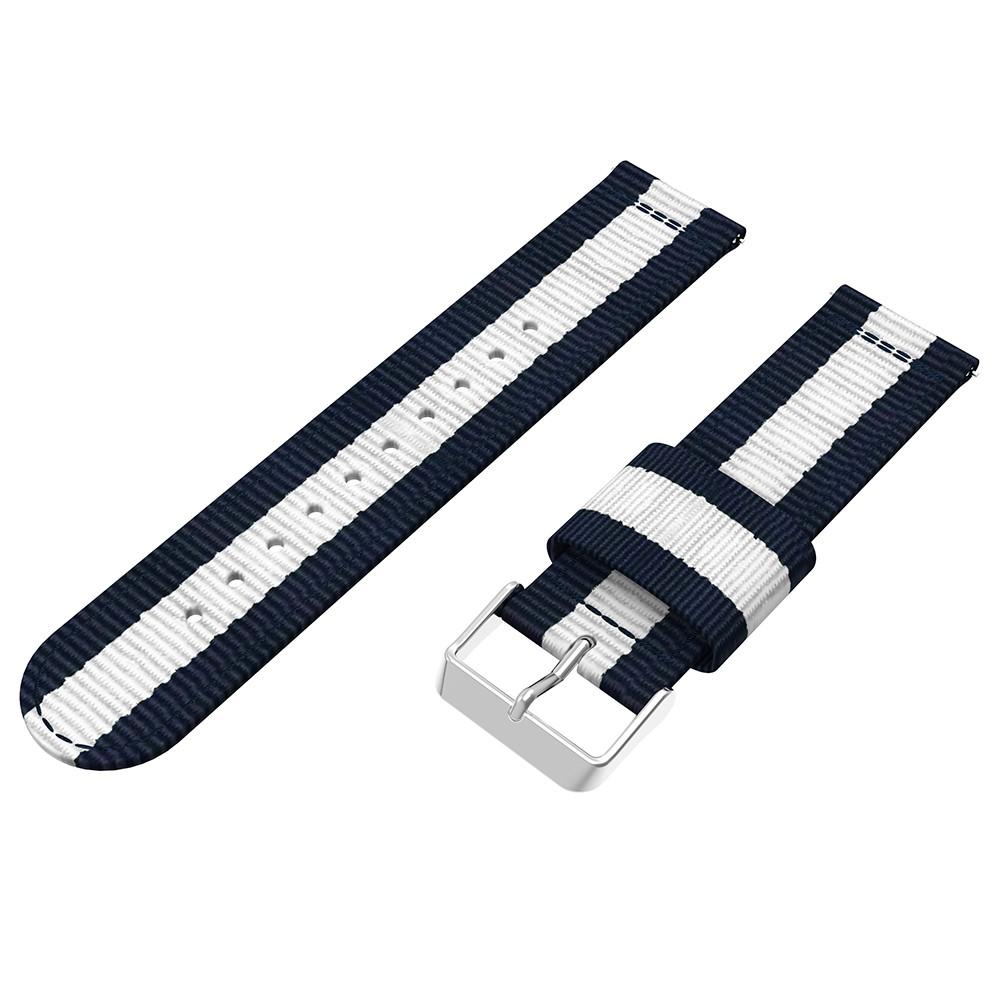 Bracelet en nylon Xiaomi Watch 2 Pro, bleu/blanc