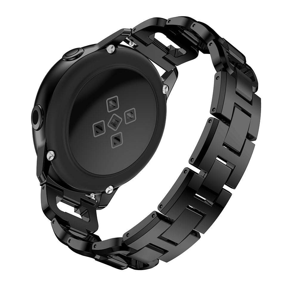 Bracelet Rhinestone Samsung Galaxy Watch Active, noir