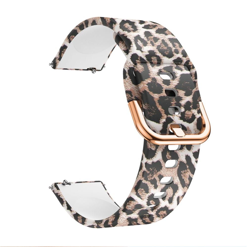 Bracelet en silicone pour Withings ScanWatch Nova, leopard