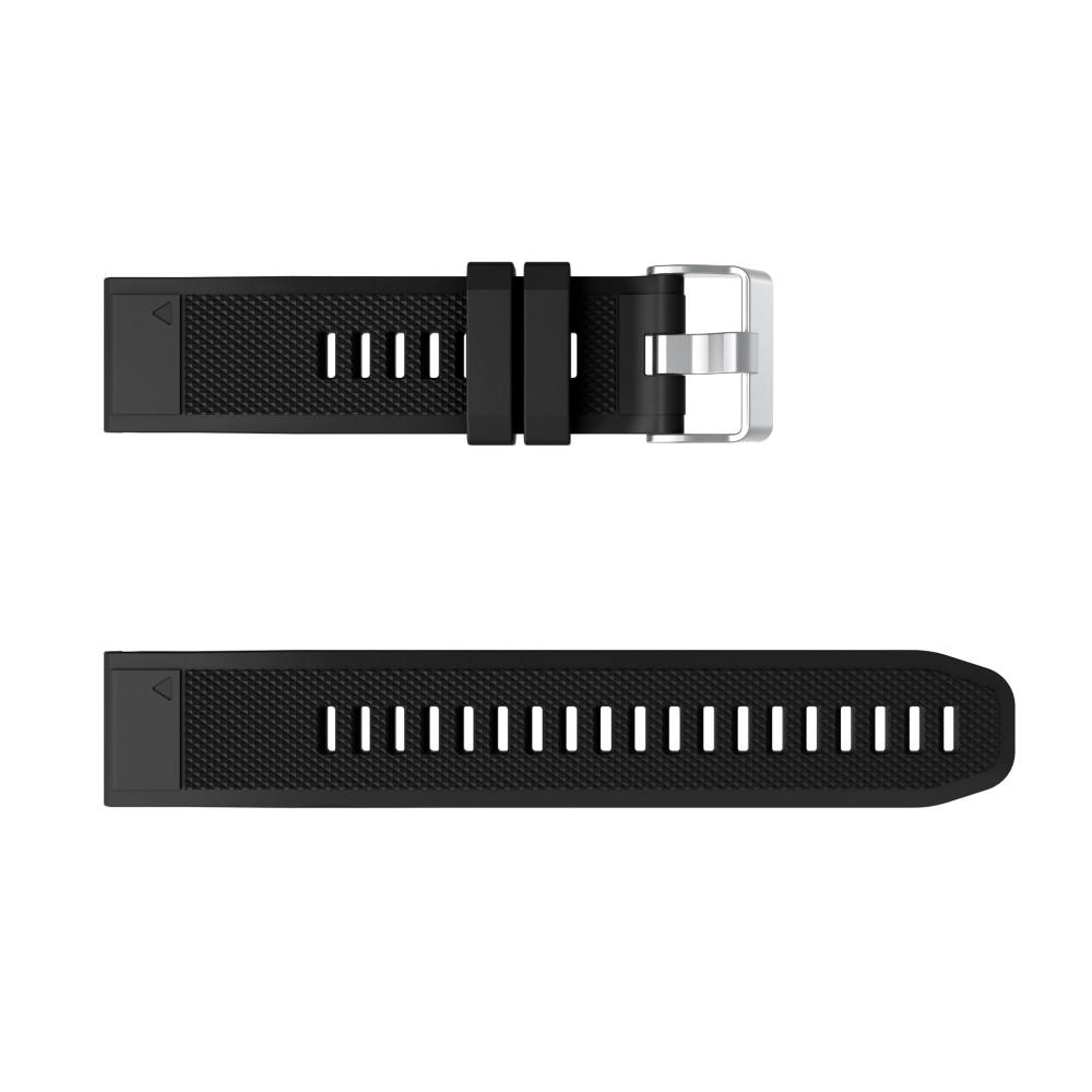 Bracelet en silicone pour Garmin Forerunner 945, noir